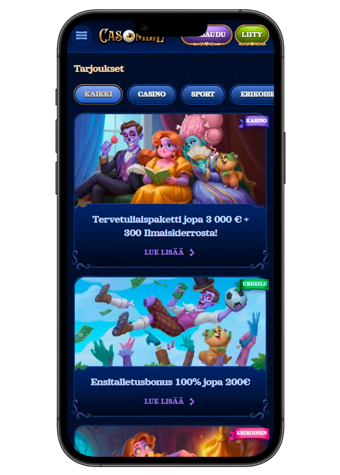 casombie casino app bonus